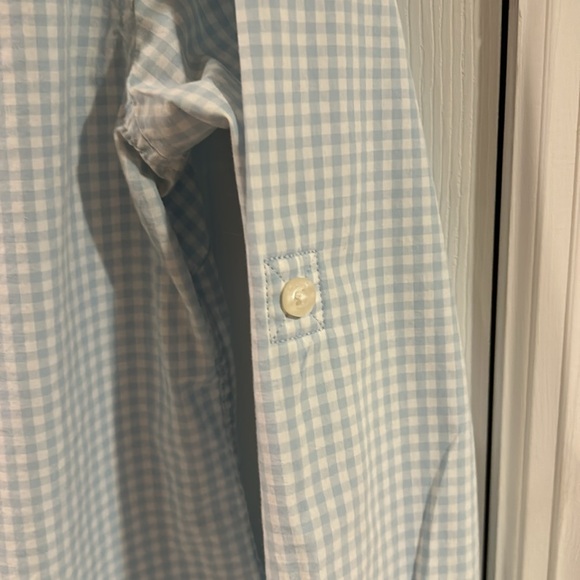 Vineyard Vines gingham blouse size 14 - Picture 5 of 6